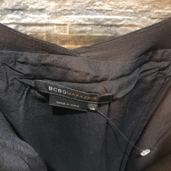 BCBG MaxAzria Silk & Sequin Dress Top - Picture 8 of 11